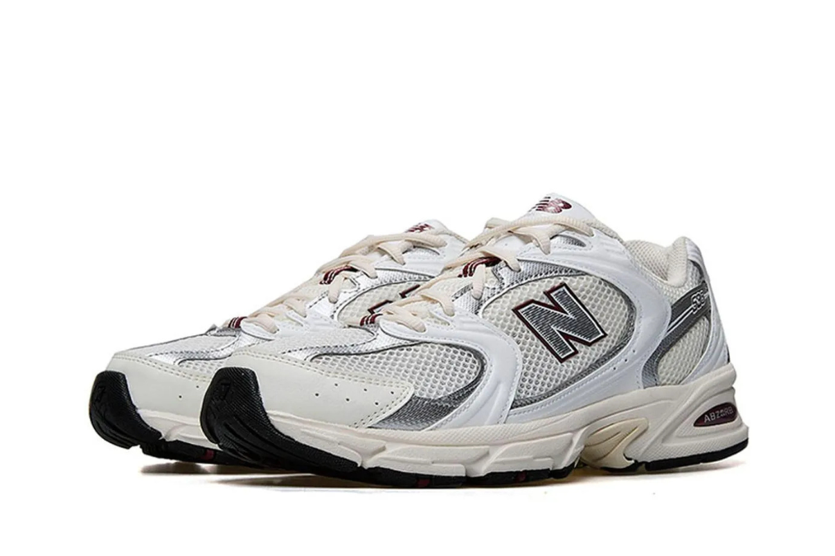 Tênis New Balance 530 Sea Salt White Mercury Red Branco