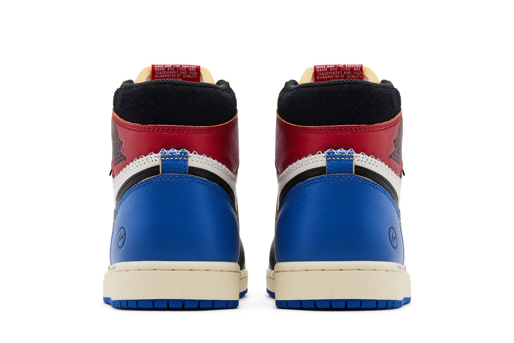 Tênis Air Jordan 1 High Fragment Design x Union LA Varsity Red