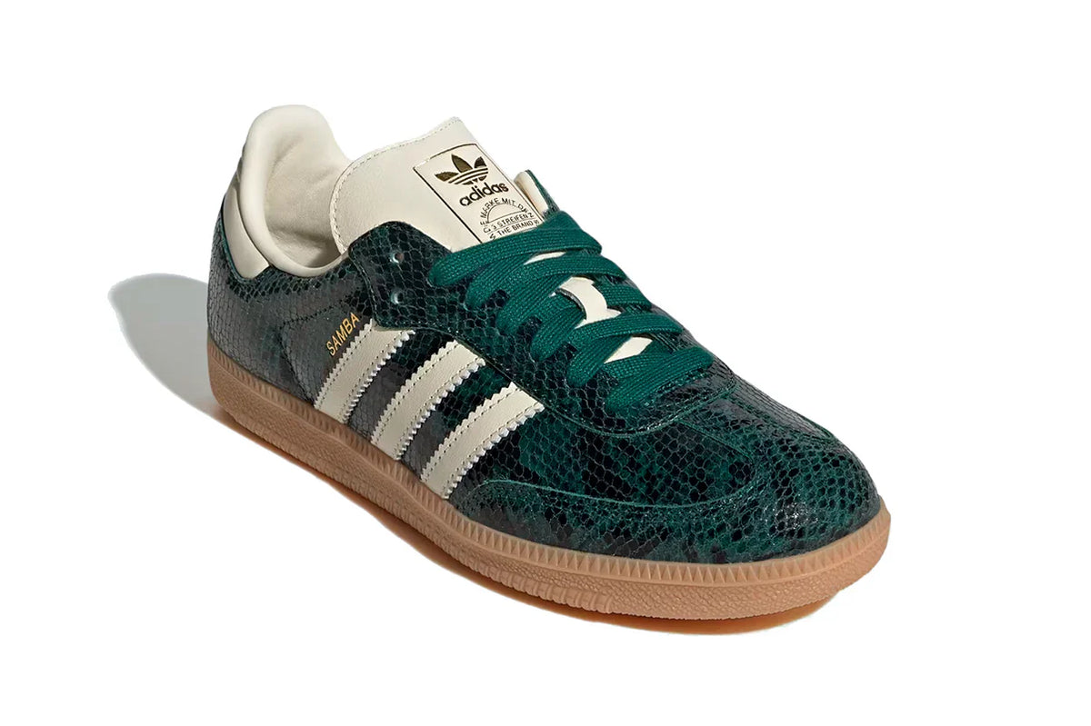 Adidas Samba OG 'Snakeskin Pack - Collegiate Green'