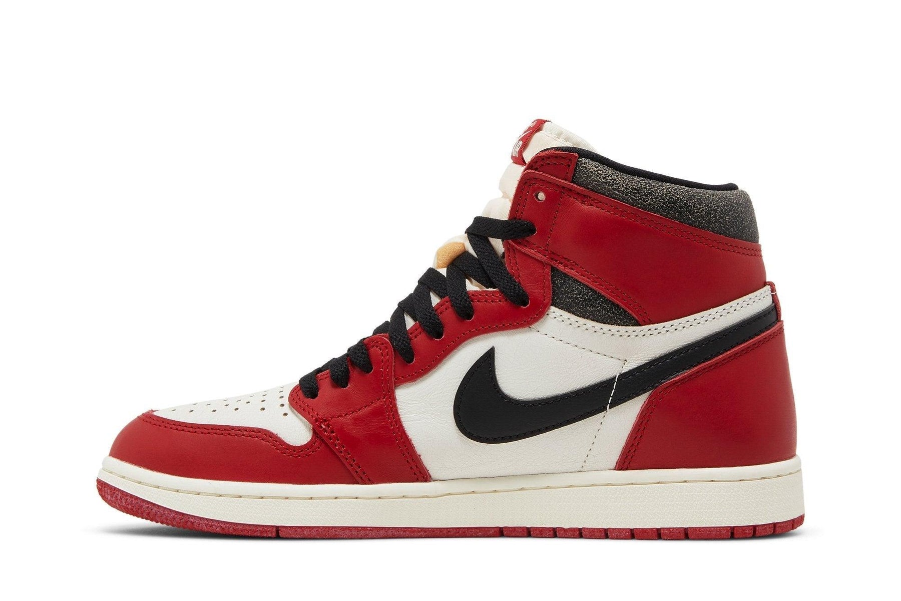 Tênis Air Jordan 1 High Chicago Lost and Found Vermelho