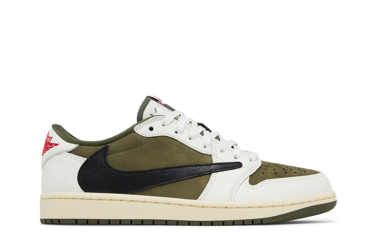Tênis Nike Travis Scott x Air Jordan 1 Low "Medium Olive"