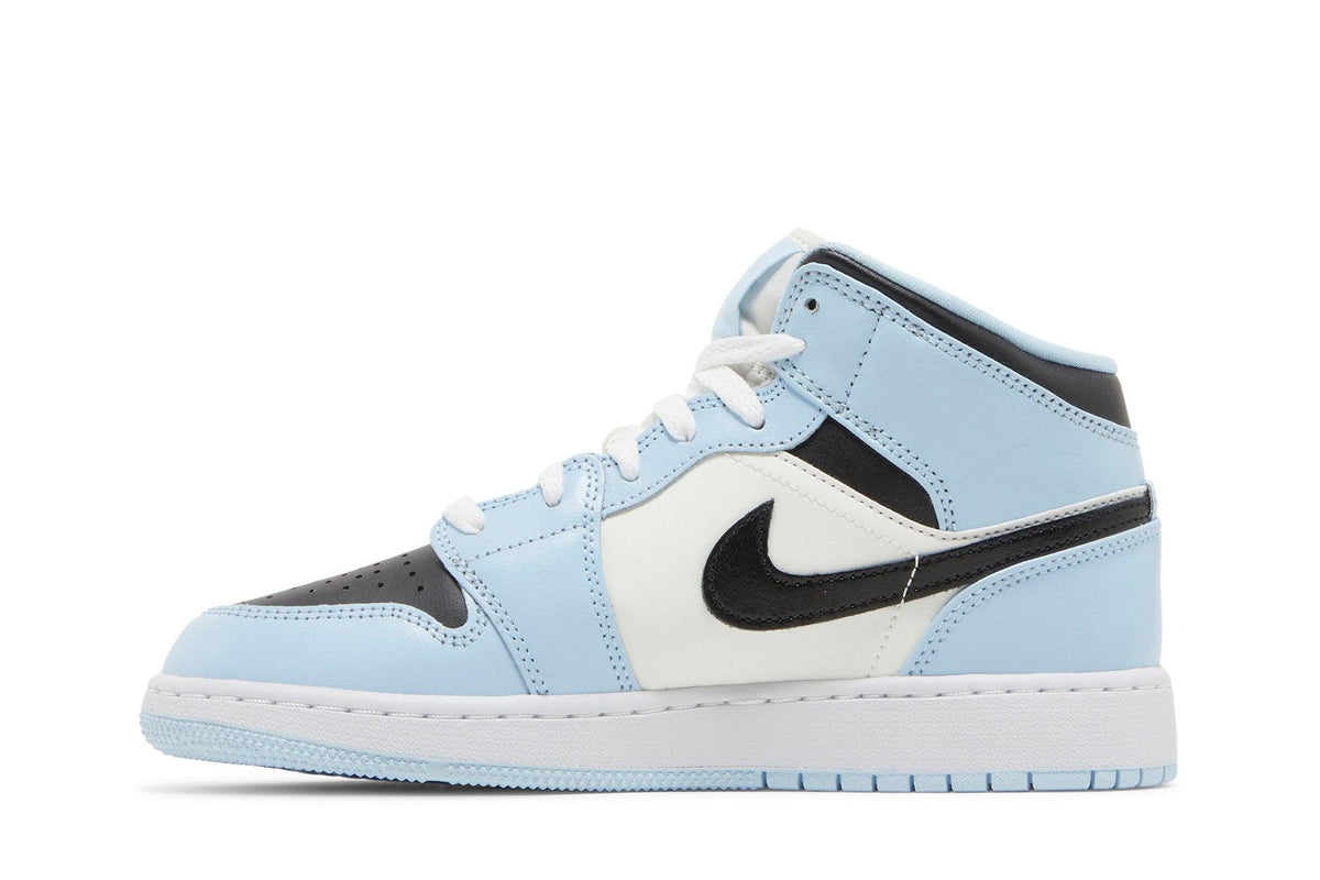Tênis Air Jordan 1 Mid Ice Blue Azul