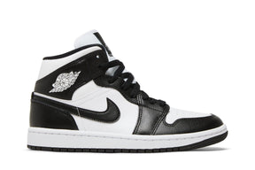 Tênis Air Jordan 1 Mid Panda Preto e Branco