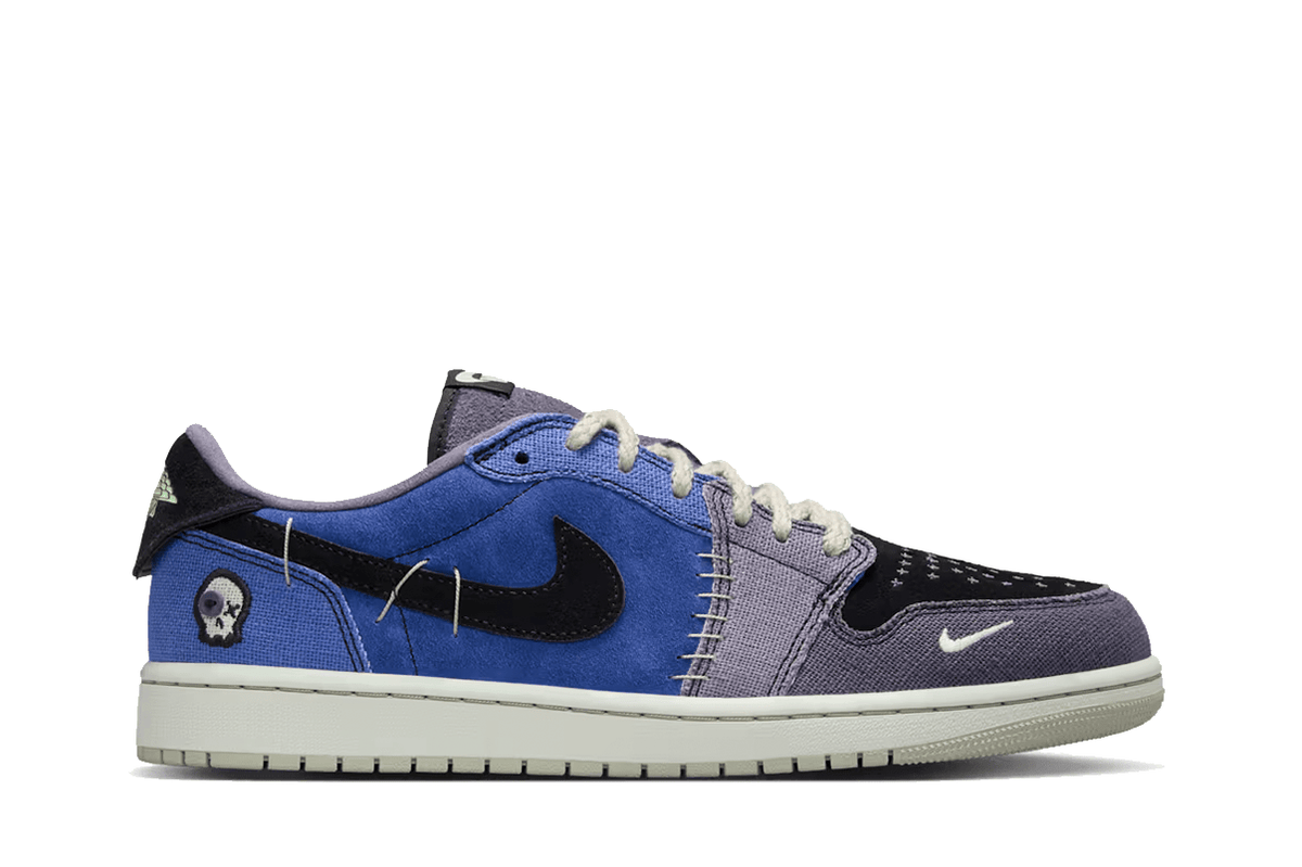 Tênis Nike Air Jordan 1 Retro Low OG Zion Williamson Voodoo Alternate Azul