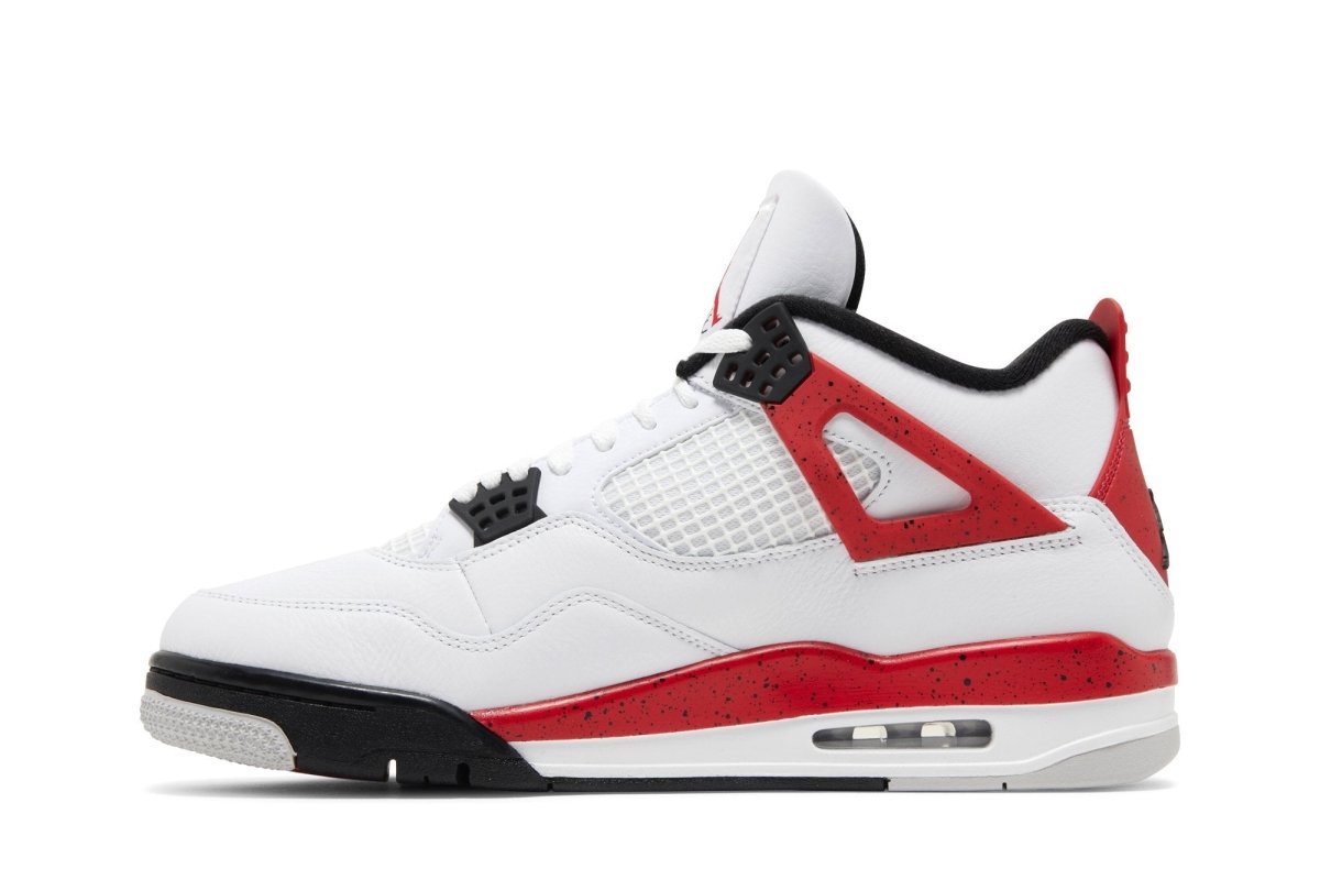Tênis Nike Air Jordan 4 Retro Red Cement Branco