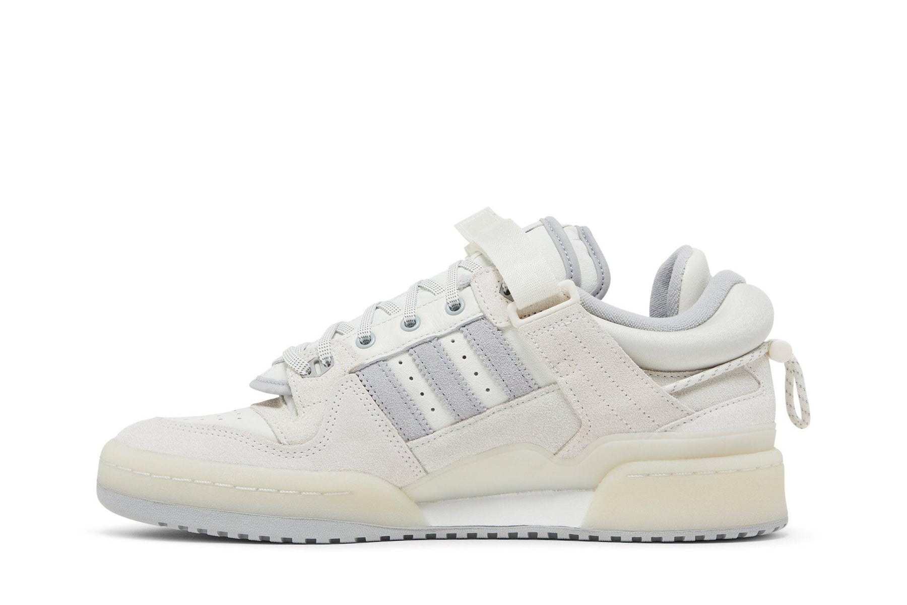 Tênis Bad Bunny x Adidas Forum Buckle Low White Branco