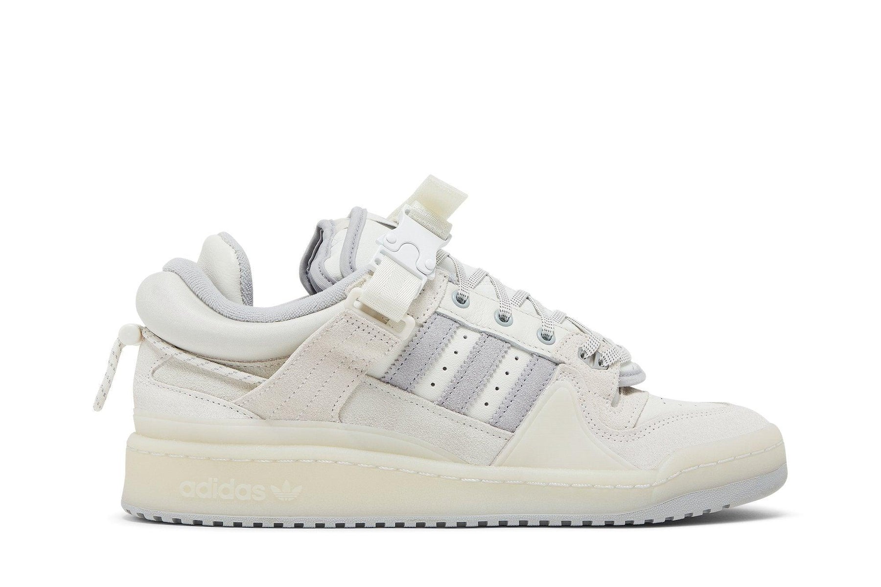 Tênis Bad Bunny x Adidas Forum Buckle Low White Branco