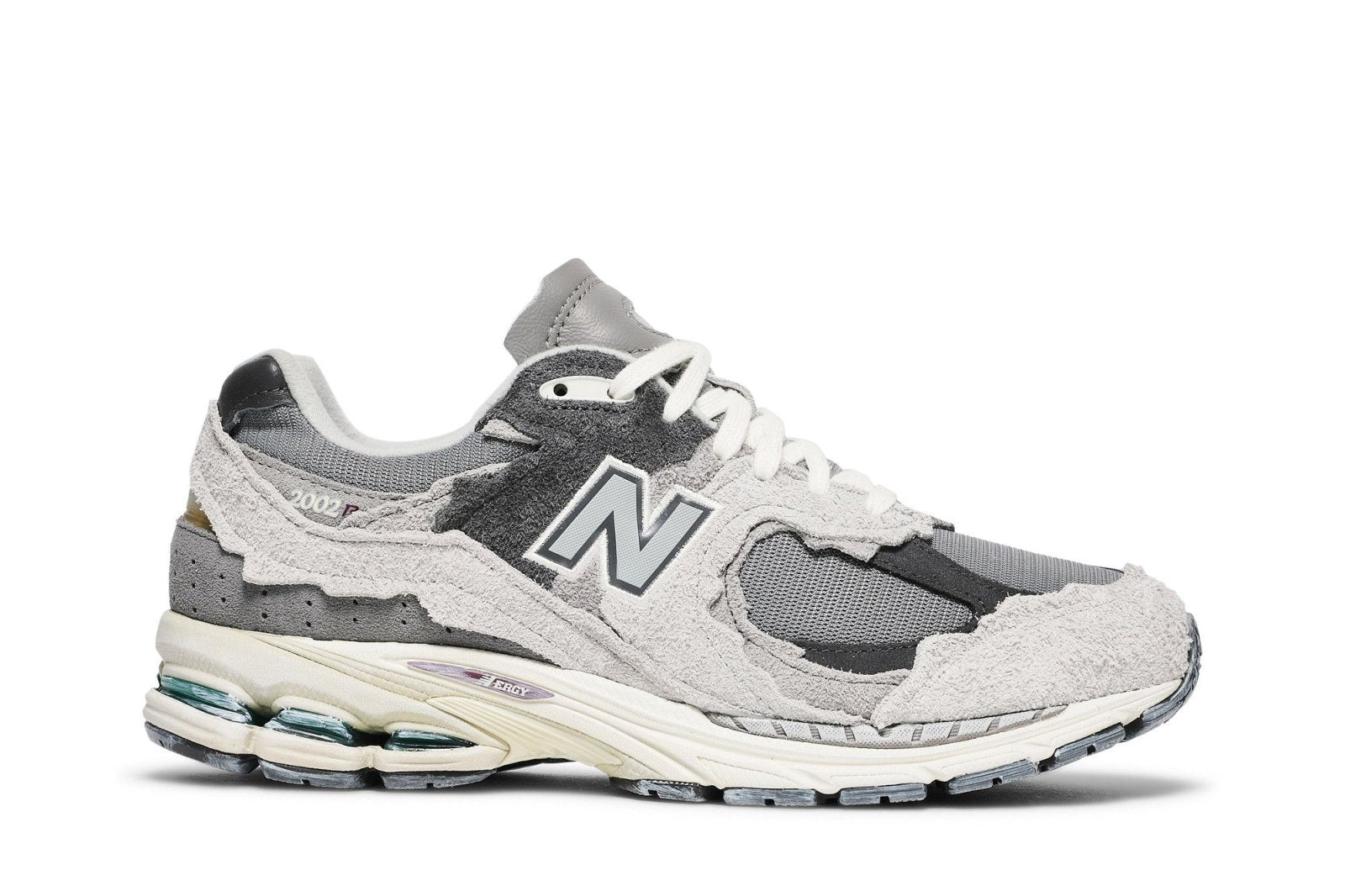 Tênis New Balance 2002R Protection Pack Rain Cloud Suede Mesh Cinza