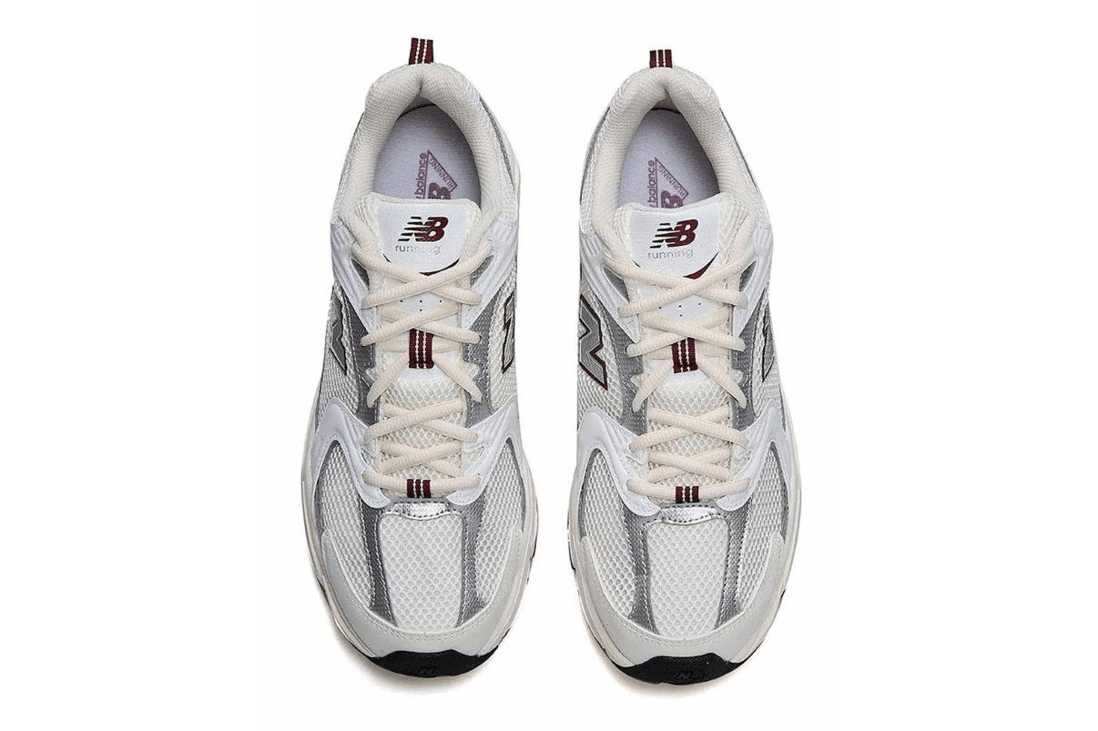 Tênis New Balance 530 Sea Salt White Mercury Red Branco