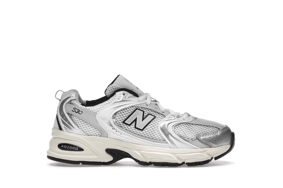 Tênis New Balance 530 Silver Cream Prateado
