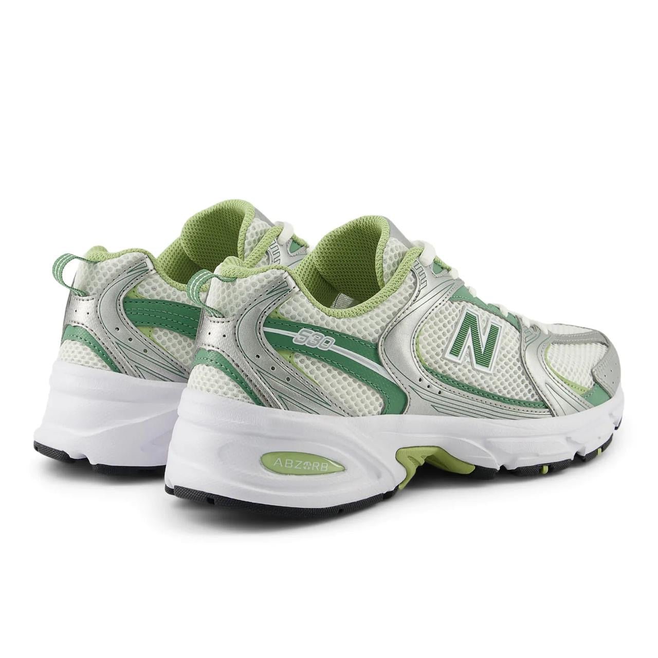 Tênis New Balance 530 White Green Matcha Verde