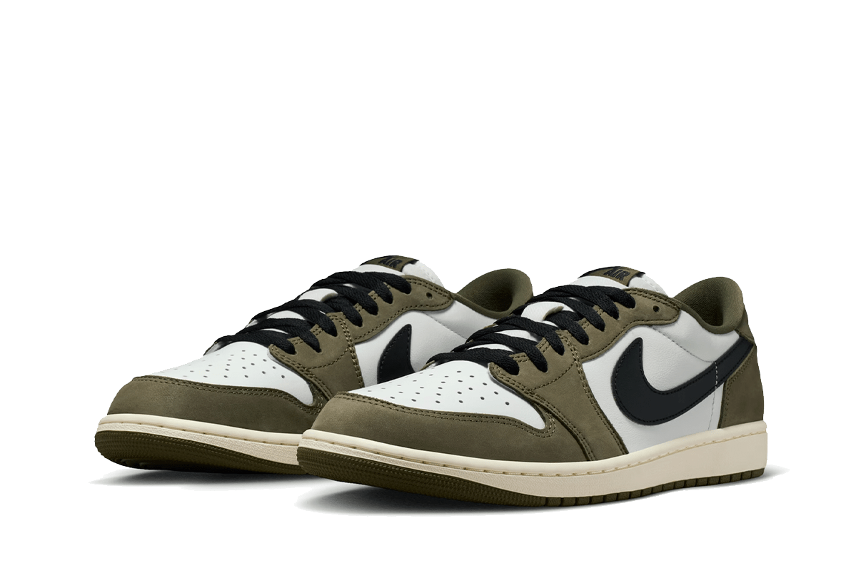 Tênis Air Jordan 1 Retro Low OG 'Medium Olive'