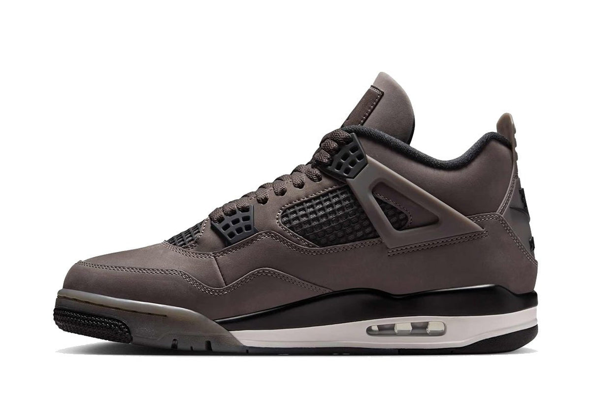 Tênis Nike Air Jordan 4 Cave Stone and Black Marrom