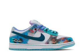 Tênis Nike SB Dunk Low x Futura Skateboard Bleached Aqua Azul