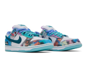 Tênis Nike SB Dunk Low x Futura Skateboard Bleached Aqua Azul