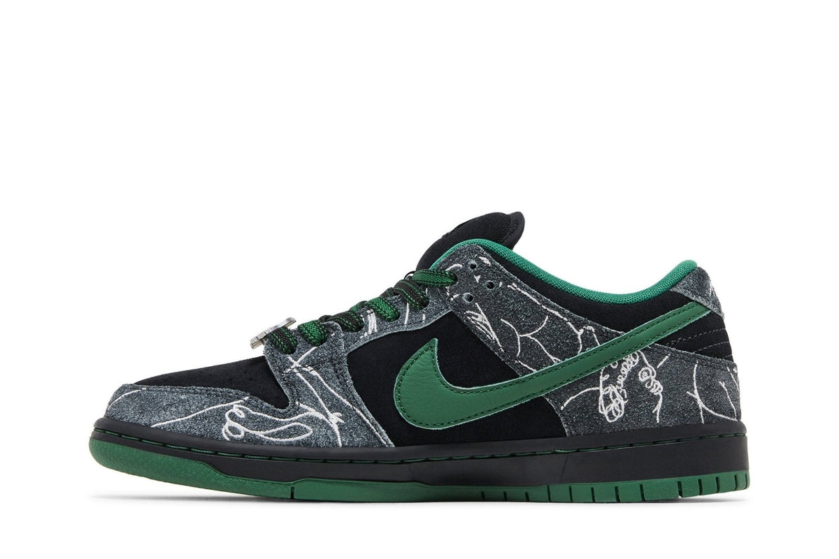 Tênis Nike SB Dunk Low x THERE Skateboarding Ultra Humanized Preto