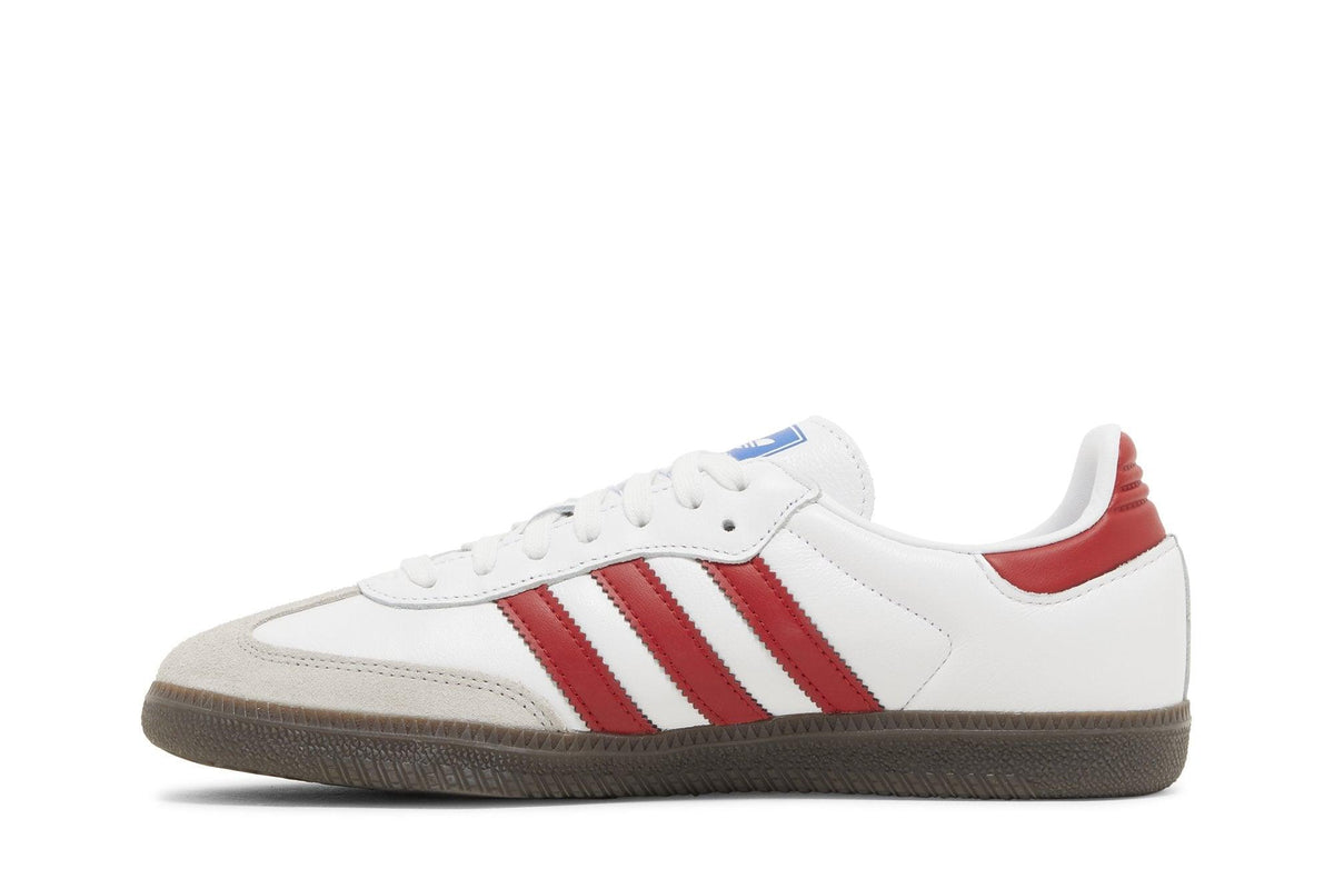 Adidas Samba OG White Scarlet Branco