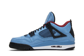 Tênis Nike Travis Scott Air Jordan 4 Retro Cactus Jack Azul