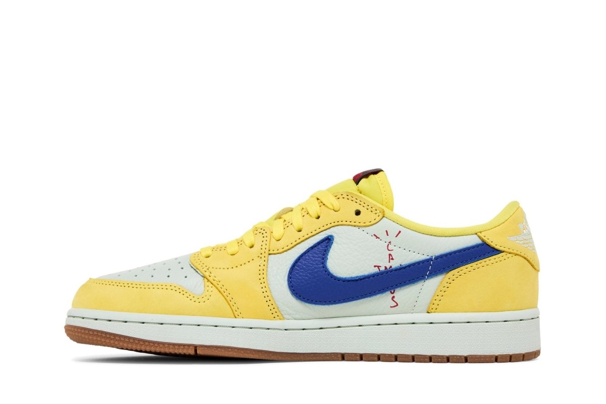 Tênis Nike Travis Scott x Air Jordan 1 Low OG 'Canary'